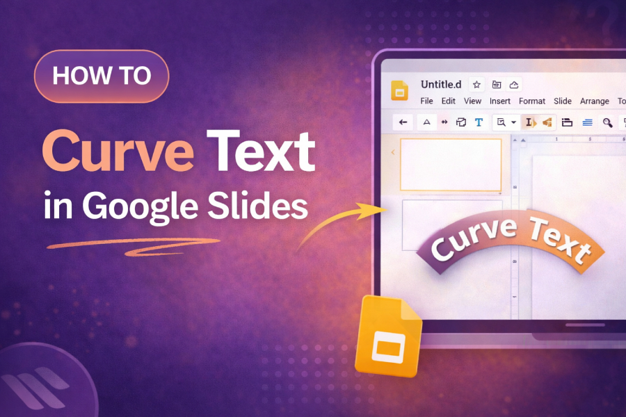 How to Curve Text in Google Slides